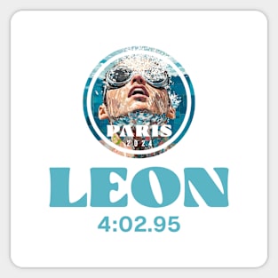 Leon Marchand 4.02.95 Sticker